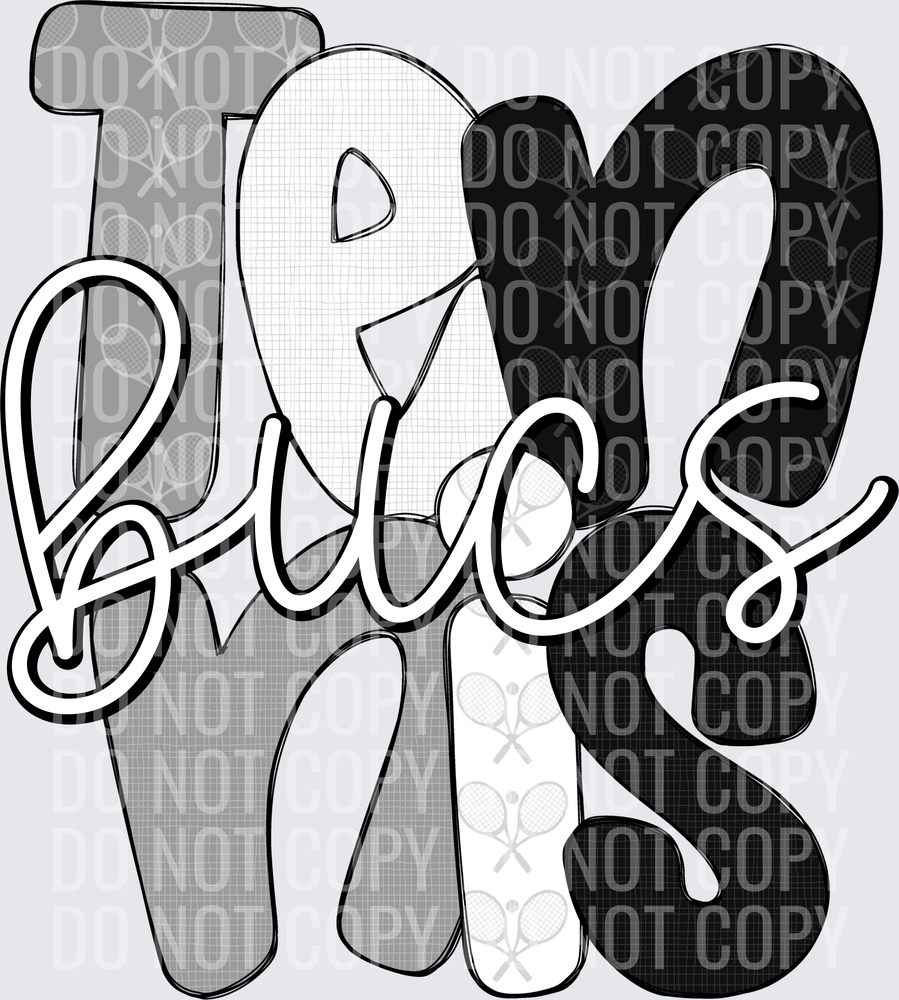 BucsGrayWhiteBlack-Tennis