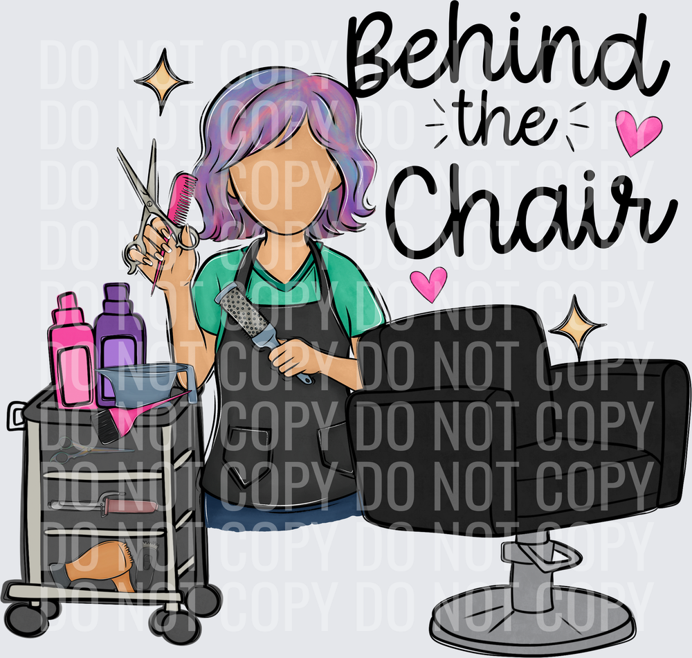 behind the chair 7
