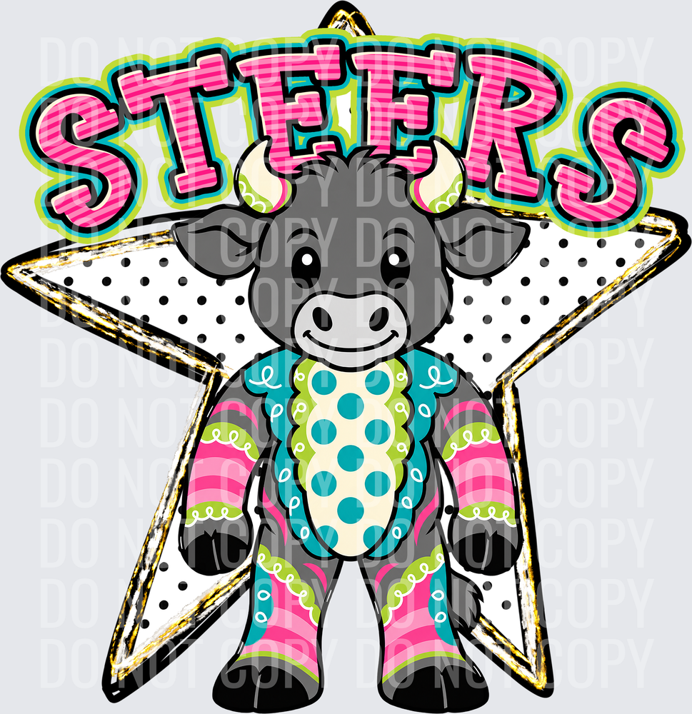 KayndiDesigns 10.26 Pattern Parade Star Steers