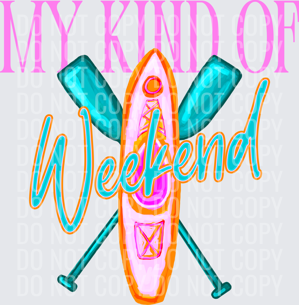 KayndiDesigns 06.26 My Kind of Weekend Kayak