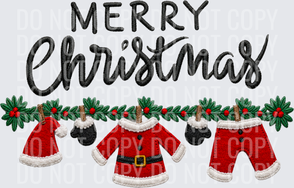 merry christmas santa suit