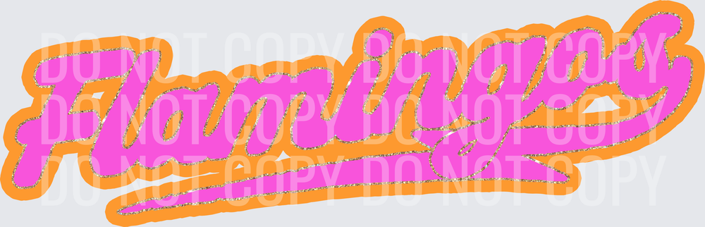 KayndiDesigns 08.26 Prism Script Flamingos