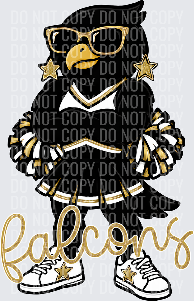 Falcons Cheer Black Gold