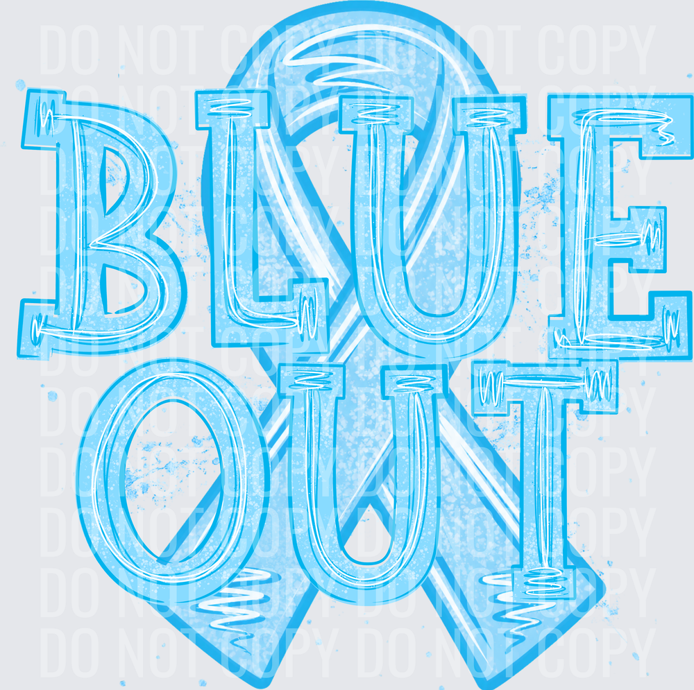 BLUE OUT RIBBON