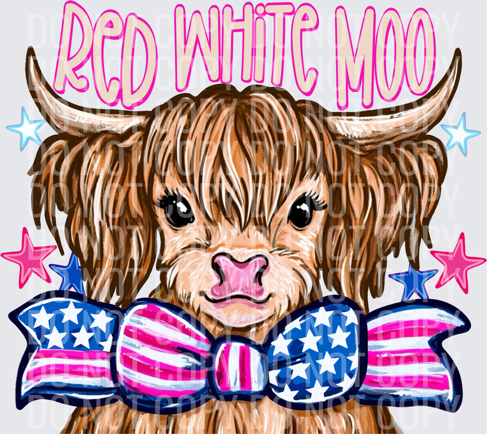 Red white moo