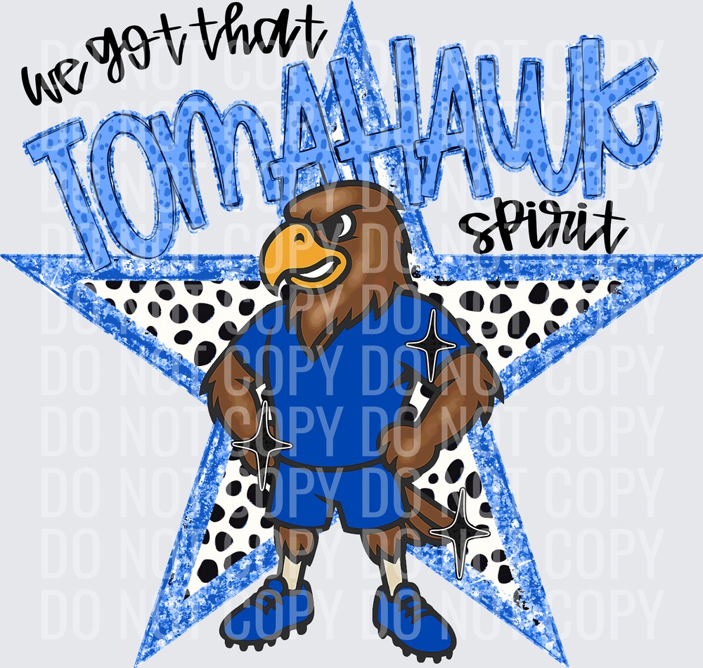KayndiDesigns 09.26 We Got That Spirit Tomahawk Blue