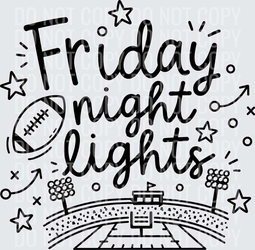 FRIDAY NIGHT LIGHTS DOODLE