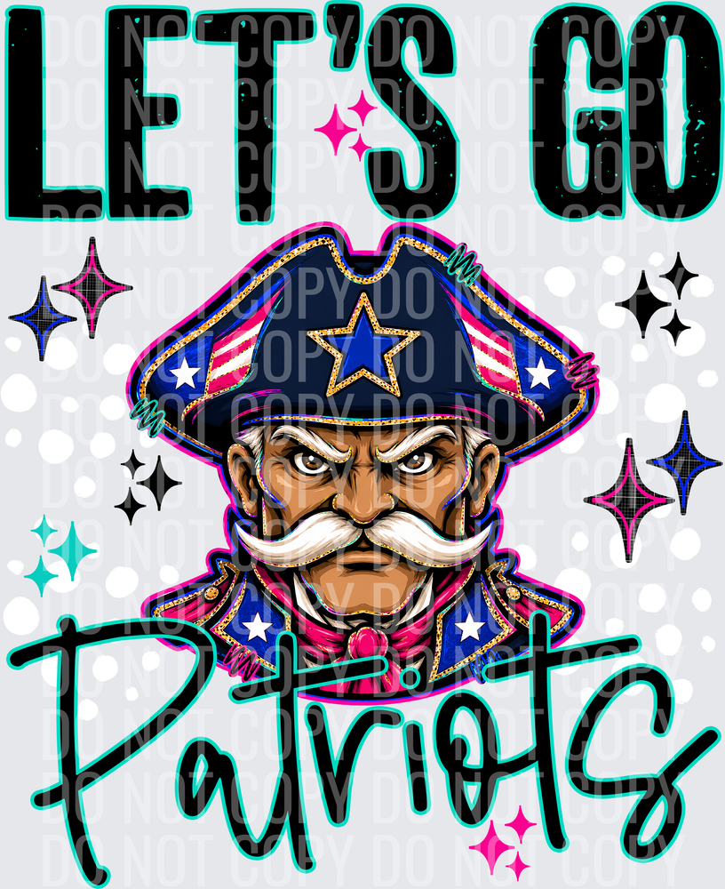 LETS GO MASCOTS PATRIOTS