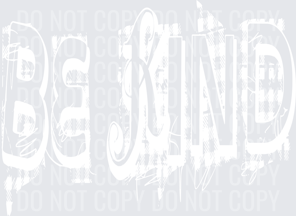 BE KIND PLAID DISTRESSED