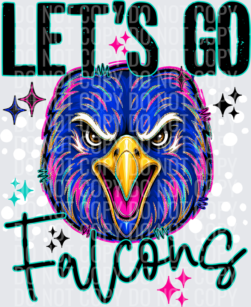 LETS GO MASCOTS FALCONS