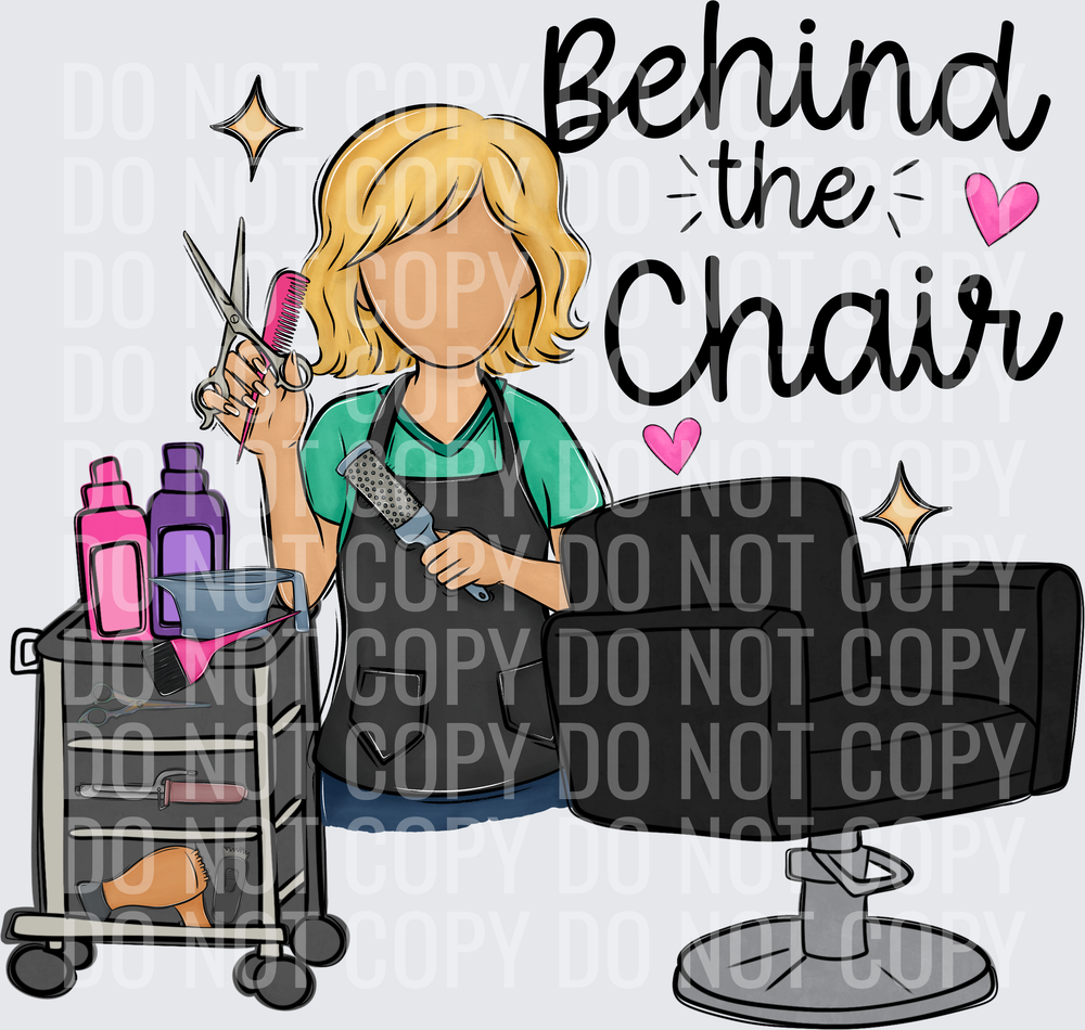 behind the chair 6