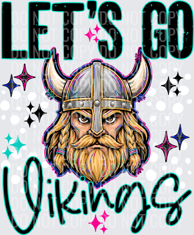 LETS GO MASCOTS VIKINGS